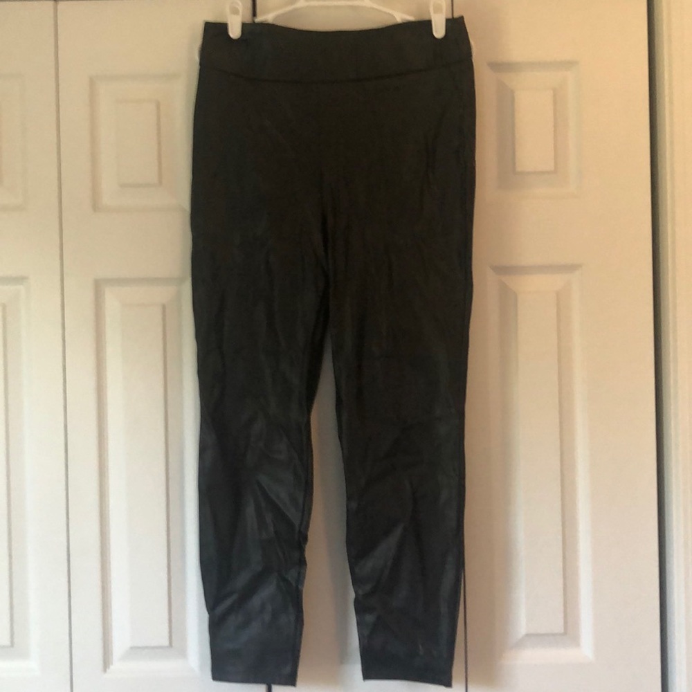 NWOT J Crew Factory Faux Leather Leggings Medium